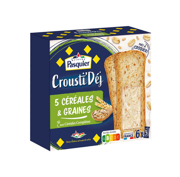 PASQUIER Röstitud teravilja saiaviilud seemne 180g
