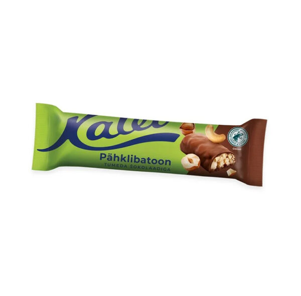 Pähklibatoon tumedas šokolaadis, KALEV, 40 g