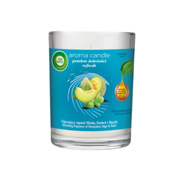 Lõhnaküünal Refresh, AIR WICK Aroma, 220 g