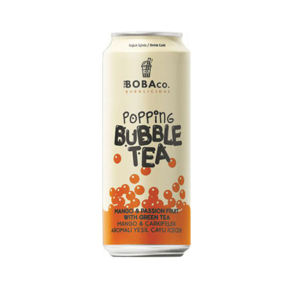 Mullitee mango, passioni ja rohelise tee, BOBA CO, 330ml