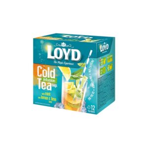 Külm tee sidruni, laimi ja mündi, LOYD, 12 x 2,5 g