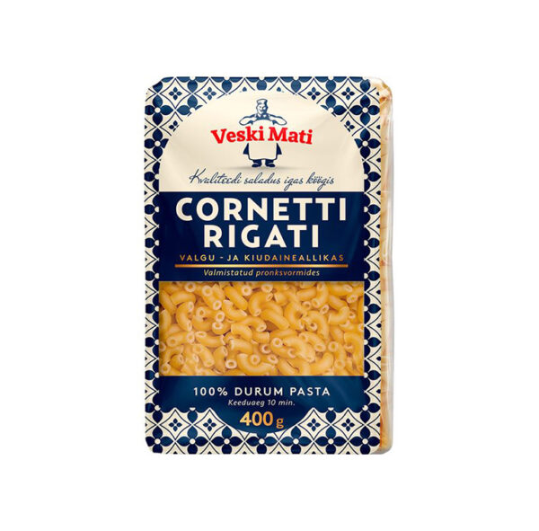 Pasta cornetti, 100% Durum nisujahu, Veski Mati 400g