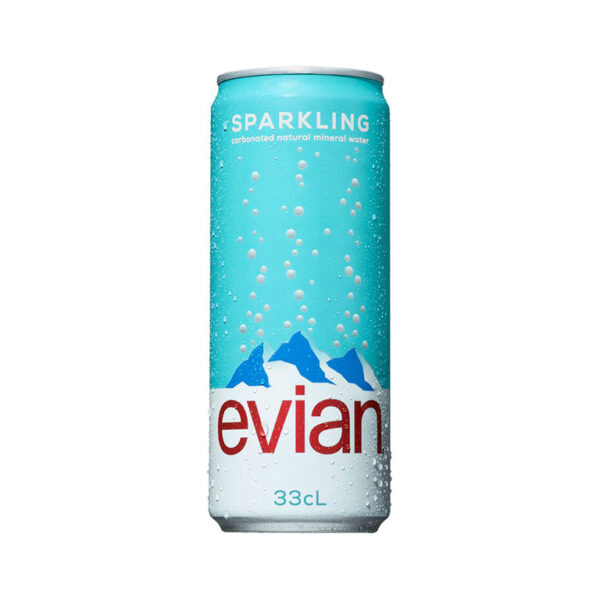 EVIAN gaseeritud mineraalvesi 0,33L