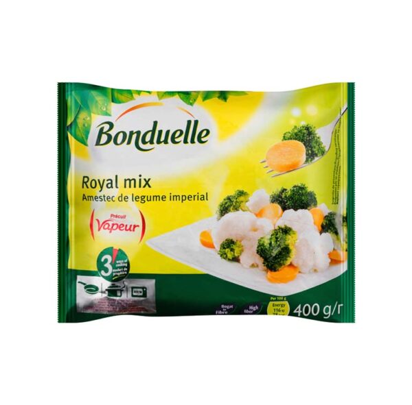 (Tulen ise järgi) Külmutatud köögiviljasegu Vapeur Royal, BONDUELLE, 400 g