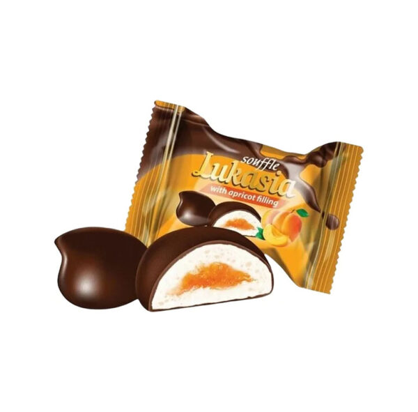 Kommid Aprikoositäidisega, LUKASIA, 850g