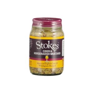 Siidri- ja mädarõika täistera sinep, STOKES, 185 g