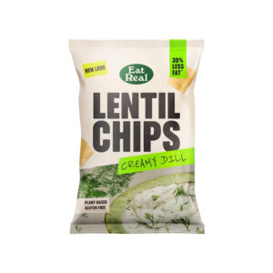Läätsekrõpsud hapukoore ja tilliga, EAT REAL, 95 g