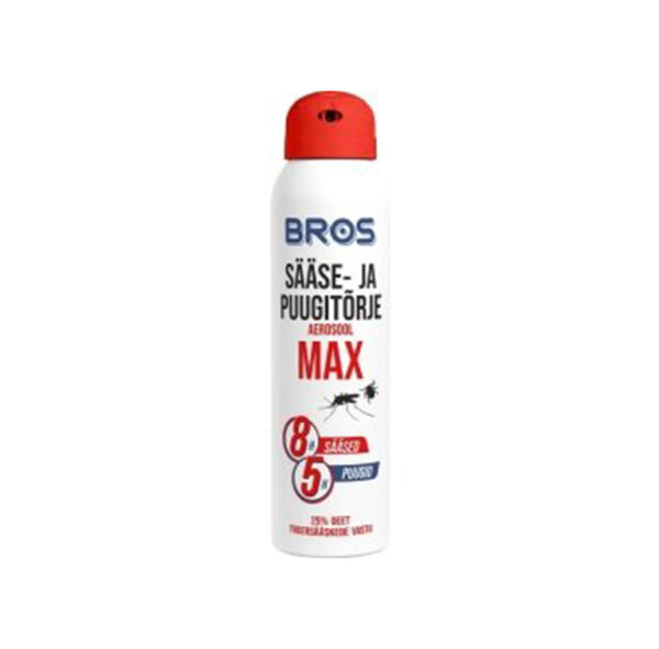 Sääse-ja puugitõrje aerosool DEET MAX, BROS, 90 ml
