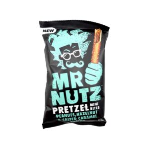 Täidisega pretzelipulgad soolakaramelli, MR NUTZ, 120 g
