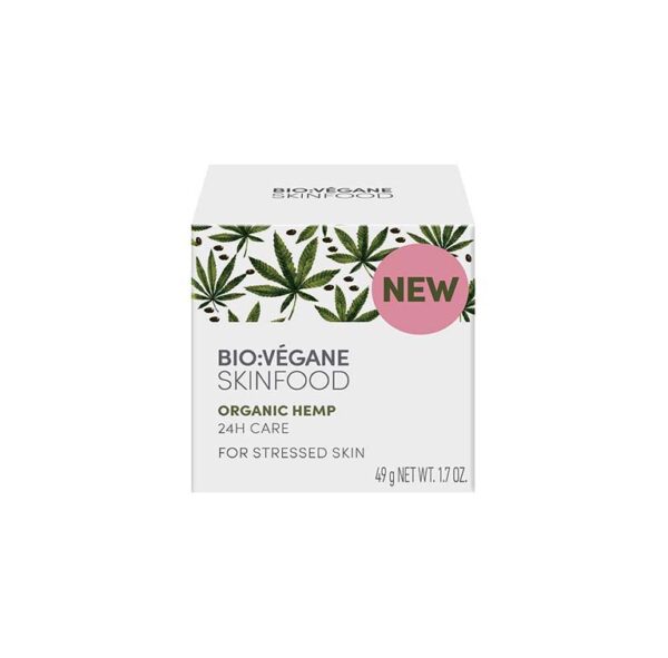 24h Kreem Orgaaniline Kanep, BioVegane, 50ml