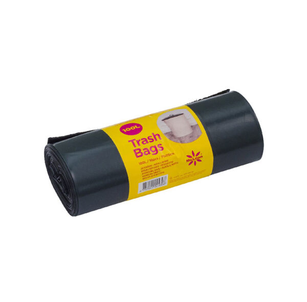 Prügikott HD must 100L, McLean, 10 tk