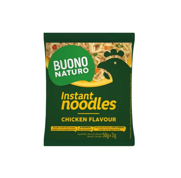 Kiirnuudlid kanamaitselised, BUONONATURO, 50 g
