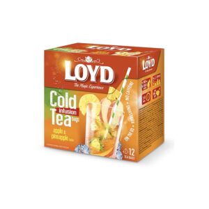 Külm tee õuna ja ananassiga, LOYD, 12 x 2.5g