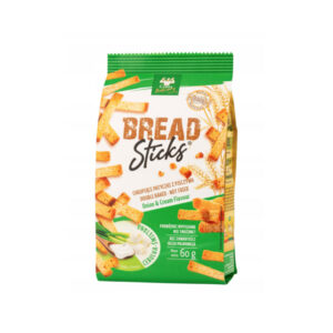 Leivakrõpsud sibula ja hapukoore, CRAZY BAKERY, 60 g