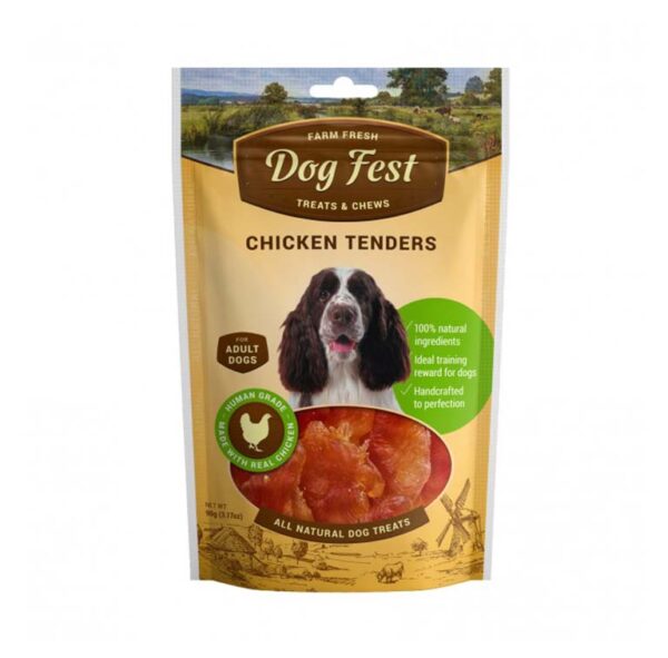 Kanaliha lõigud, täiskasvanud koertele, DogFest, 90 g