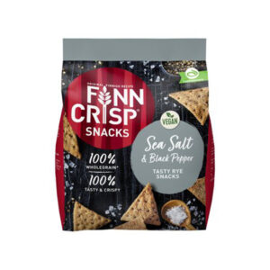 Finn Crisp täistera rukkisnäkid soola ja musta pipraga 150g