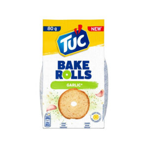 Baked Rolls küüslaugumaitselised saiakrõpsud, TUC, 80 g