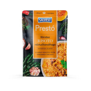 Kõrvitsa risoto rebitud kanalihaga, PRESTO, 350g